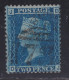 GB 2Pence Blau Gezähnt  Mi#11B Platte9 Gestempelt - Used Stamps