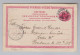 Schweden 1897-05-29 PKXP-N°76 Bahnstempel Auf Ganzsache Nach Berlin - Lettres & Documents