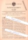 Original Patent  - Arthur Grelet Und Lucien Vives In Paris  , 1899 , Phonograph !!! - Historische Documenten