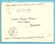 212+214 Op Brief Verzekerde Zending (ASSURE) Met Stempel BRUXELLES Naar BORDEAUX - 1921-1925 Petit Montenez