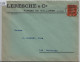 1925 Tellknabe 152 - Cachet: Vallorbe Nach Verrieres - Leresche & Cie Forges De Vallorbe (Suisse) - Cartas & Documentos