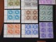 ISRAEL STAMP 1960's POSTAL HISTORY ZODIAC HOROSCOPE BLOCK CORNER TAB  MNH JERUSALEM TEL AVIV POST SET JUDAICA COLLECTION - Gebraucht (mit Tabs)