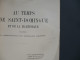 LIVRE - AU TEMPS DE SAINT-DOMINGUE ET DE LA MARTINIQUE - 1941 - ENVOI DE L'AUTEUR - Livre Rare - 1901-1940