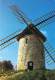 MOULINS A VENT - FRANCE - Windmill Windmühle Windmollen - Le Moulin à Vent D'HAUVILLE ( Eure) - CPSM CPM GF - - Windmills