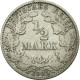 Monnaie, GERMANY - EMPIRE, 1/2 Mark, 1905, Karlsruhe, TTB, Argent, KM:17 - 1/2 Mark