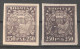 Russia/RSFSR 1921,250 Rub,Paper Variety Ordinary & Pelure,Sc 183-183c,VF MNH**OG/MLH*OG - Unused Stamps