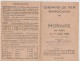 Chemins De Fer Marocain - Horaire Des Trains 1er Juillet 1948 - - Monde