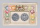 Motiv Münzen AK 1911-03-14 München DR 3 Mark Mit Bayern Briefmarken Prägelitho Ottmar Zieher - Coins (pictures)