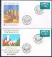 1987  Allgemeine Ausgabe (Einzelmarken)  2 Verschiedene FDC-Motive - FDC