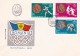 Olympic Games Montreal 1976 - Romania - First Day Cover Javelin Throwing  Fencing  Boxing Stamp - Printed 1976 - Estate 1976: Montreal