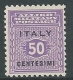 1943 OCCUPAZIONE ANGLO AMERICANA SICILIA 50 CENT MNH ** - M29-3 - Anglo-american Occ.: Sicily