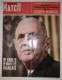 Paris Match N°1041 19/04/1969 Le Double Pari Du Général De Gaulle - Arabes Et Israéliens - Le Corps Humain - Ted Kennedy - Informations Générales