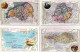 LOT DE 35 CARTES "LES DEPARTEMENTS " Edition De La CHOCOLATERIE D'AIGUEBELLE - 5 - 99 Postales