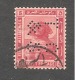 Perfin Perforé Firmenlochung Egypt SG 90 TC & S Thomas Cook And Son - 1915-1921 Protectorat Britannique