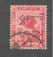 Perfin Perforé Firmenlochung Egypt SG 90 TC & S Thomas Cook And Son - 1915-1921 Brits Protectoraat