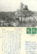 Chateau, Najac, Aveyron, France RP Postcard Posted 1972 Stamp - Najac