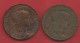 DEUX MONNAIES 10 CENTIMES DANIEL- DUPUIS 1911 1913 - Other & Unclassified