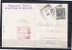 1922 Rare Red Postal Cancel PEROLINI & FIORI Hôtel Du Dauphin Isola Bella (i282) - Marcofilie