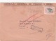 LETTRE ALGERIE 1963  CONSULAT DE FRANCE A ORAN 2 GRIFFE N'HABITE PAS ET RTOUR  /7701 - Algérie (1962-...)