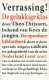 DE GELUKKIGE KLAS / THEO THIJSSEN / NEDERLAND LEEST / Uitgave CPNB Met Als Hoofdsponsor NS - Belletristik