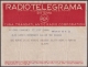 TELEG-182 CUBA (LG-619) 1950 TELEGRAMA TELEGRAM TELEGRAPH+ SOBRE. TRANSATLANTIC RADIO RADIOTELEGRAMA - Telegraafzegels