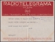 TELEG-186 CUBA (LG-623) 1951 TELEGRAMA TELEGRAM TELEGRAPH+ SOBRE. TRANSATLANTIC RADIO RADIOTELEGRAMA - Télégraphes