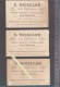 Chromo - Lot De 3 - Nicollon Pharmacien Le Croisic - Costumes Pornic, Guerande, Chateaubriant - Autres & Non Classés