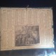 CALENDRIER, MURAL, ALMANACH DES POSTES,1870, La Foire De St Cloud - Big : ...-1900