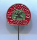 WATER POLO, Wasserbau, Pallanuoto - Club MLADOST, ZAGREB Croatia, Frog Frosch, Vintage Pin Badge, Abzeichen - Water-Polo