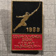 RARE INTERNATIONAL TOURNAMENT FENCING Small-sword Skewer 1989 France PIN BADGE - Fencing