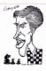 CPSM Sport Jeu Echecs Chess Joueur D' Echecs Bobi FISCHER Caricature Illustrateur - Echecs