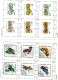 Motos - 51 Timbres Tous Différents - Bon état - Sur 7 Petites Feuilles De Carnets - Motorbikes