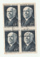 1950 -POINCARE - Serie De 4 Timbres Oblitérés - Yvert & Tellier N° 864 - Autres & Non Classés