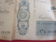 TOULON 1920 ANCIEN CARNET DE Chéques CHEQUIER BANQUE Privée INDUSTRIELLE COMMERCIALE COLONIALE LYON MARSEILLE - Cheques & Traveler's Cheques