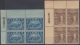 1942-175 CUBA REPUBLICA. 1942. Ed.353-54. IGNACIO AGRAMONTE MNH ORIGINAL GUM. BLOCK 4. NUMBER OF SHEET. - Ungebraucht