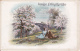 AK Innige Pfingstgrüße - Paar - Blühende Bäume -  Ca. 1910 (24488) - Pentecoste