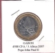 GABON 4500 CFA 2007 POPE JOHN PAUL II BIMETAL UNC NOT IN KM - Gabón