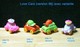 Kinder 1996 : Love Cars : Lulu 2CV & Bobby &ndash; K96n70 &ndash; K96n71 - Komplettsets