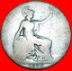§ MISTRESS OF SEAS: UNITED KINGDOM &#9733; HALF PENNY 1898! LOW START&#9733;NO RESERVE! VICTORIA (1837-1901) - C. 1/2 Penny