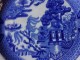 Belle Assiette Asiatique-bleue- Ave Attache-tres Beau Tampon - Autres & Non Classés