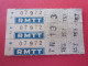 TOULON REGIE MIXTE DES TRANSPORTS TOULONNAIS TITRE DE TRANSPORT 3 BILLET TICKET AUTOBUS TROLLEY-BUS - Europe