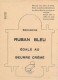 Carton Publicitaire Ruban Bleu Margarine Egale Au Beurre Crème - Collection " Ma Poupée " Lit Moderne à Découper ....... - Advertising