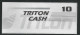 Test Note "TRITON" Testnote, Typ C, 10 Units, Beids. Druck, Sample, RRR, UNC - Sonstige & Ohne Zuordnung