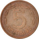 Monnaie, Venezuela, 5 Centimos, 1977, TTB+, Copper Clad Steel, KM:49 - Venezuela