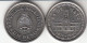 Argentina 1 Peso 1960 (150th Aniversary-Removal Of Spanish Viceroy) KM#58 - Used - Argentina