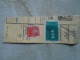 D138894  Hungary  Parcel Post Receipt 1939  Stamp  HORTHY   Budapest   SZEREMLE - Parcel Post