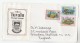 TUVALU COVER  Stamps FISH 25c 5c , SHARK 50c  To GB - Fishes