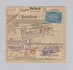 DR 1928-04-20 ESSLINGEN Paketkarte Privataufgabe Nach Zürich - Briefe U. Dokumente