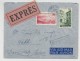 1956 - MONACO - ENVELOPPE EXPRES De MONTE CARLO Pour DAVOS (SUISSE) - Marcofilia