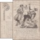 Allemagne 1915. Carte Postale En Franchise Militaire. Dessin De Metz. Allemand Qui Donne Des Coups De Poing Et De Pied - Comics